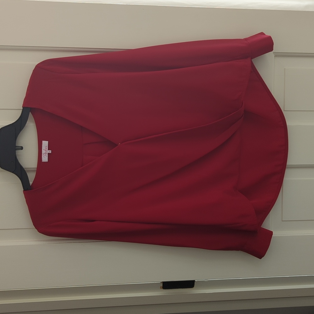 Parker red blouse extra small but runs a little bit larger